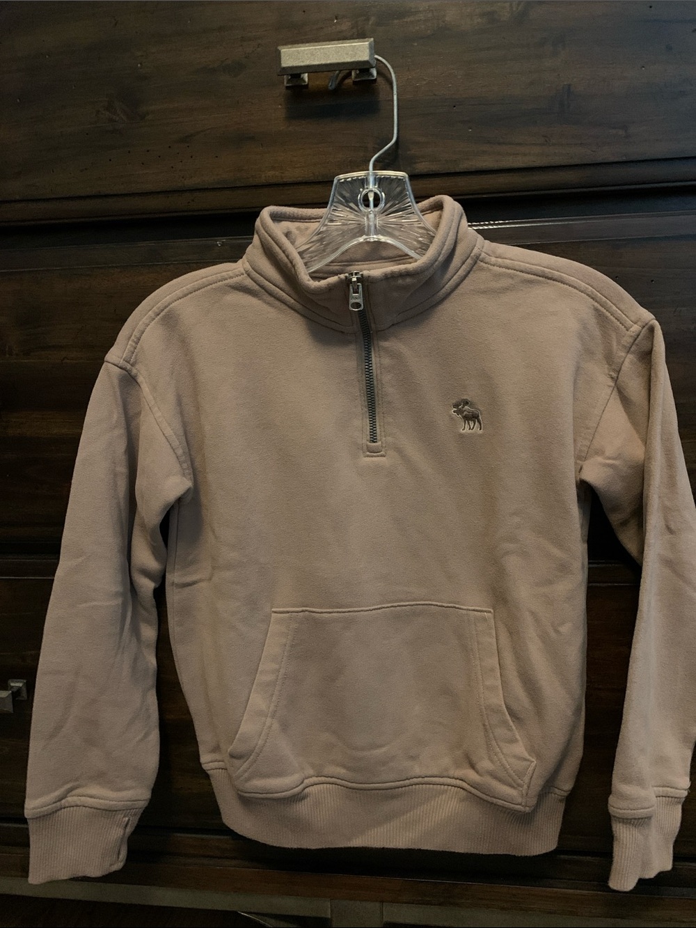 Abercrombie & Fitch kids Half-Zip Pullover sweatshirt A&F Essentials